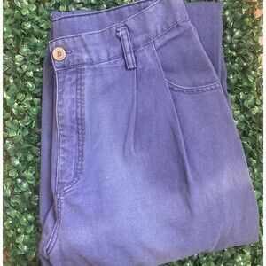 Patagonia Pants Womens Size 12 Blue 100% Cotton Straight Leg Casual Pocket Logo